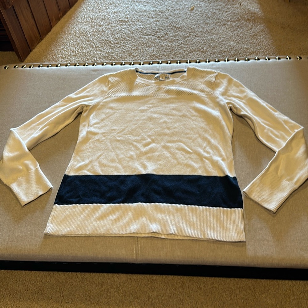 Nautica white sweater